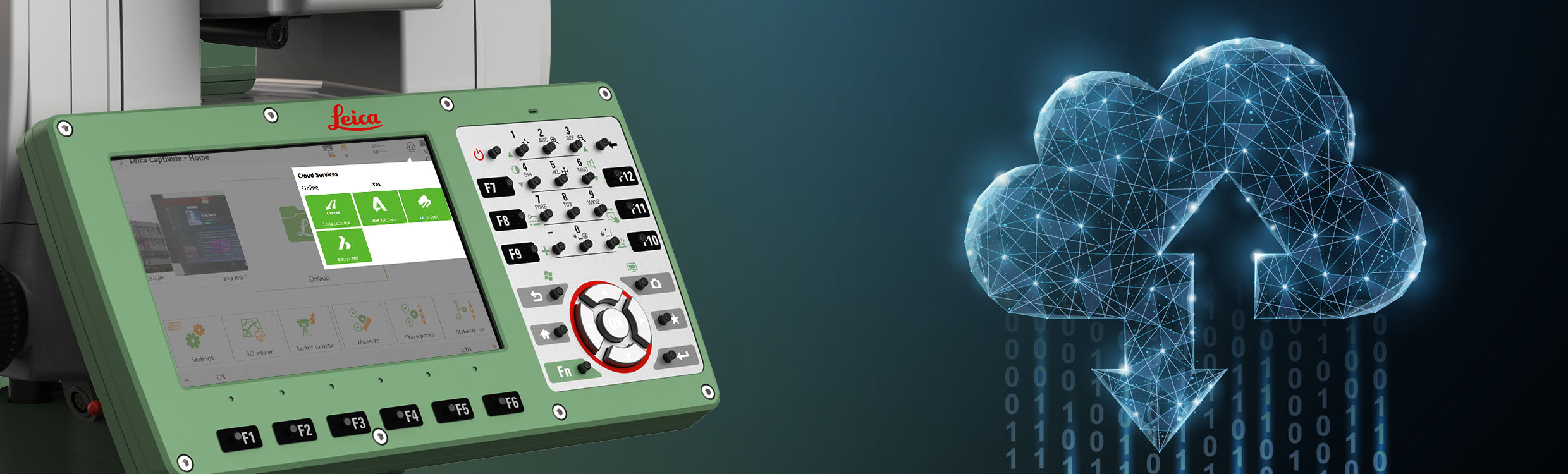 Leica Captivate cloud data transfer expert insight key visual